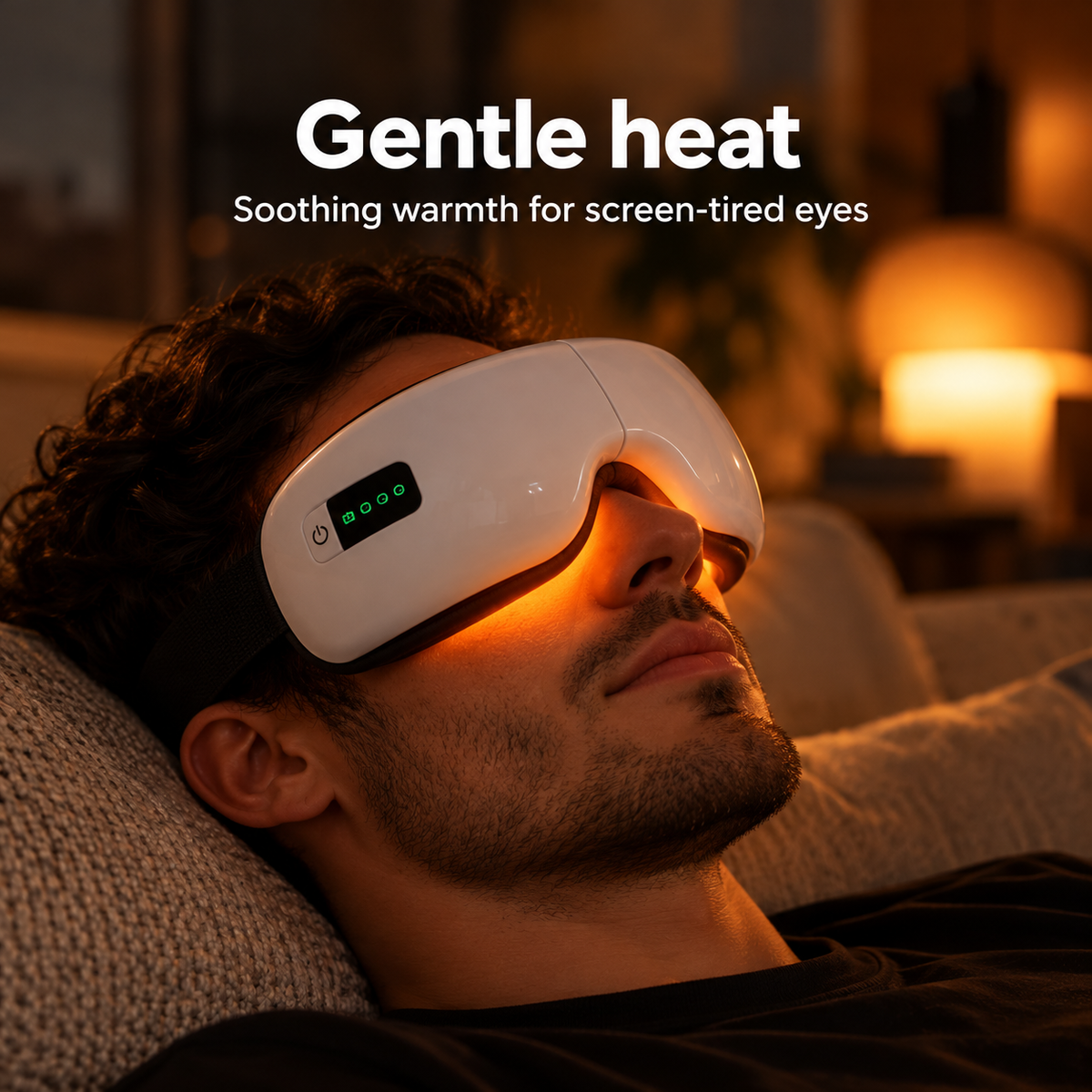 Sereneura Heated Eye Massager – Heat, Air Compression & Bluetooth Music